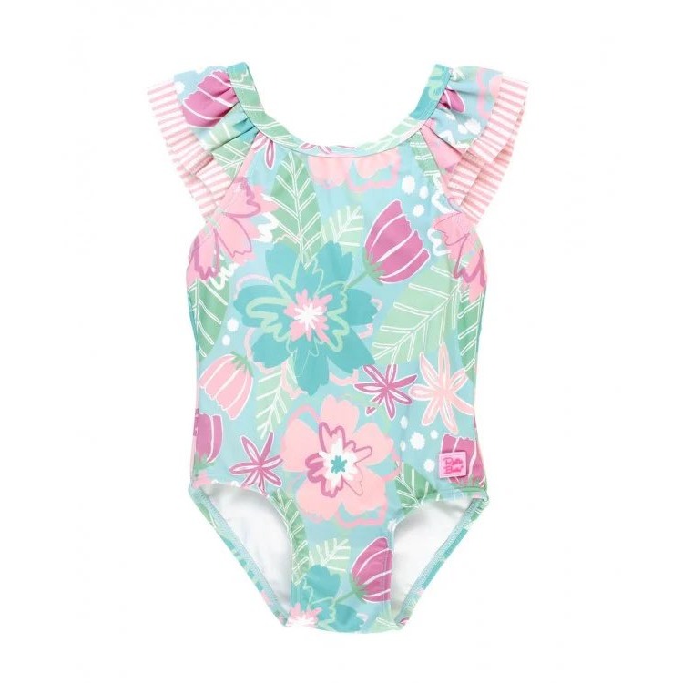 Rufflebutts In Bloom Ruffle On Piece Floral Size 3t